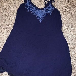 Blue romper